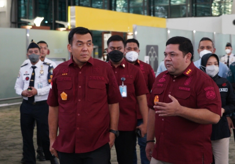 Siaran Pers : Sehari Pasca Dilantik, Dirjen Imigrasi Langsung Kunjungi Imigrasi Soekarno-Hatta